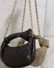 圖片 Bottega Veneta 709562 迷你 BV Jodie 小羊皮編織包 深巧克力色/附金鍊