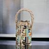 圖片 Fendi 8BS010 拼色帆布FF刺繡迷你 Mon Tresor 水桶包