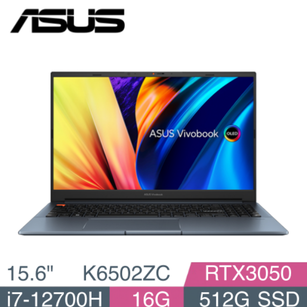 圖片 華碩 ASUS K6502ZC-0092B12700H 午夜藍 OLED