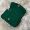 圖片 Chanel vintage祖母綠麂皮黛妃包