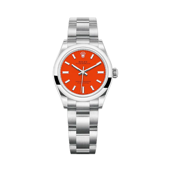 圖片 【ROLEX】勞力士 Oyster Perpetual系列 277200 珊瑚紅面 31mm
