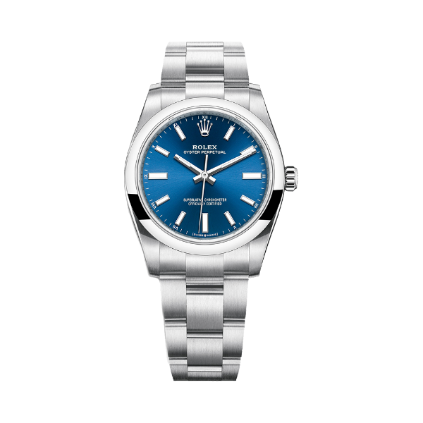 圖片 【ROLEX】勞力士 Oyster Perpetual系列 124200 藍色放射紋 34mm