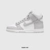 圖片 NIKE Dunk High " Vast Grey " GS 白灰 高筒