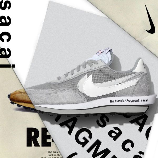 圖片 SACAI X FRAGMENT DESIGN X NIKE LDWaffle 冰川灰