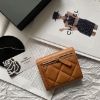 圖片 CHANEL 19系列深奶茶金短夾