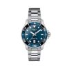 圖片 原廠代理店TISSOT SEASTAR 1000 海星女錶 T120.210.11.041.00 藍面