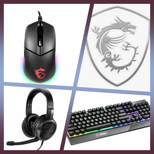 圖片 微星 MSI 入門電競組合包(贈MSI小鼠墊)