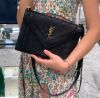 圖片 【現貨在台 】SAINT LAURENT YSL 6688631 Gaby Satchel 菱格紋 信封蓋肩背包