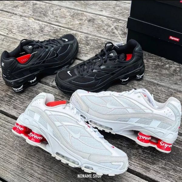 圖片 NIKE x SUPREME Shox Ride 2 SP 聯名 氣墊 黑色 白紅