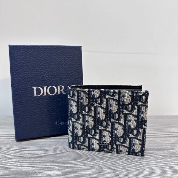 圖片 Dior Oblique 經典老花八卡短夾