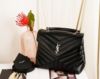 圖片 【現貨在台 】SAINT LAURENT YSL LOULOU V字縫線銀字LOGO 手提肩背包