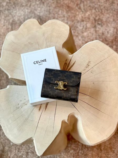 圖片 CELINE 老花凱旋門短夾