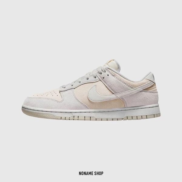 圖片 NIKE Dunk Low PRM Vast Grey 復古 麂皮 奶蓋白
