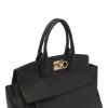 圖片 Salvatore Ferragamo 小牛皮 The Studio Soft 包  /附有一條長肩帶 黑色
