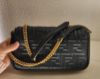 圖片 2023新季品❥ FENDI Baguette 立體浮雕 FF bag 小羊皮革法棍肩背包金鍊包 8BR793