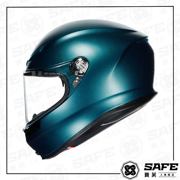 圖片 賽芙｜AGV K6 PETROLIO MATT 消光石油綠