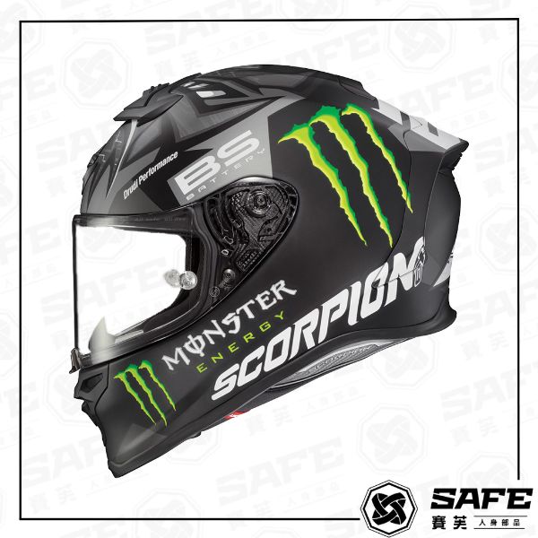 圖片 賽芙｜SCORPION EXO-R1 AIR FABIO QUARTARARO MONSTER REPLICA 黑銀