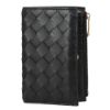 圖片 BOTTEGA VENETA BV 女款按扣對折短夾 含拉鍊零錢袋 黑色  667468 VCPP2 8425