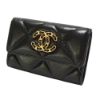 圖片 CHANEL 香奈兒 經典 光滑小羊皮與金色金屬 口蓋卡片夾 黑色  AP1790B0485294305