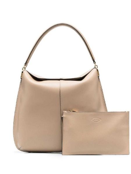 圖片 Tod's Tods 大款皮革 T Case Hobo 包  乾燥玫瑰粉色