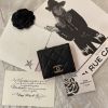圖片 CHANEL 23P 黑粉零錢袋內裡兩折短夾