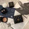 圖片 CHANEL 23S 愛心琺瑯羊皮短夾