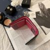 圖片 CHANEL 23S 愛心琺瑯羊皮短夾