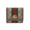 圖片 GUCCI 女款 Ophidia 雙G 短夾/中夾 米色棕色  59866296IWG 8745