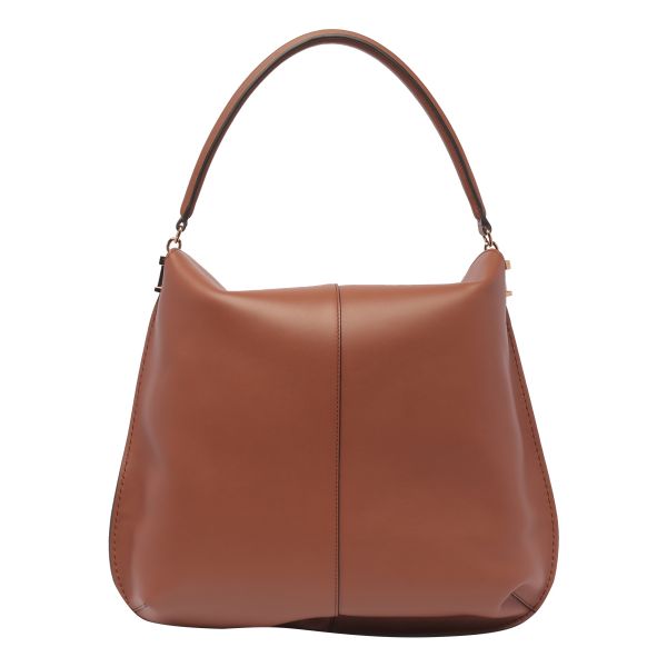 圖片 Tod's Tods 大款皮革 T Case Hobo 包  焦糖色