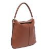 圖片 Tod's Tods 大款皮革 T Case Hobo 包  焦糖色