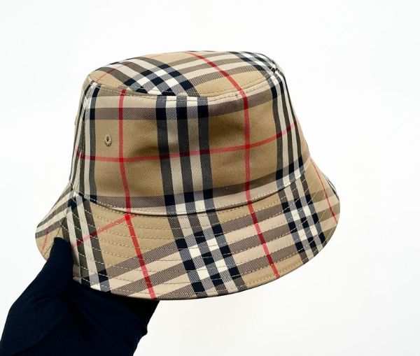 圖片 【現貨在台 】BURBERRY 博柏利 經典格紋漁夫帽 男女同款 S號