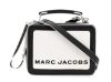 圖片 【現貨在台 】 Marc Jacobs The Box 20 Bag 黑色白色皮革 雙拉鍊方包