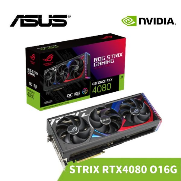 圖片 ASUS 華碩 ROG STRIX RTX 4080 O16G 顯示卡