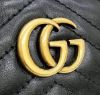 圖片 【現貨在台 】GUCCI GG Marmont 山行紋皮革附鑰匙釦零錢萬用包(黑色) 625691