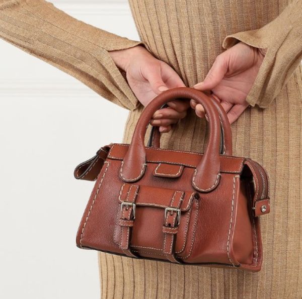 圖片 【現貨在台 】Chloe 專櫃真品 Mini Edith Bag 棕色 孫芸芸包款