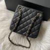 圖片 Chanel 23c黑金荔枝小水桶