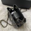 圖片 Chanel 23c黑金荔枝小水桶