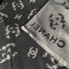 圖片 Chanel 23c 滿logo雙面圍巾