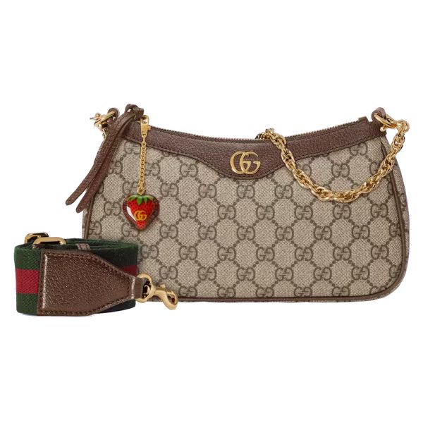 圖片 Gucci Ophidia小型手袋 雙背帶 肩背包/斜背包 米色  735132 FABLE 9442
