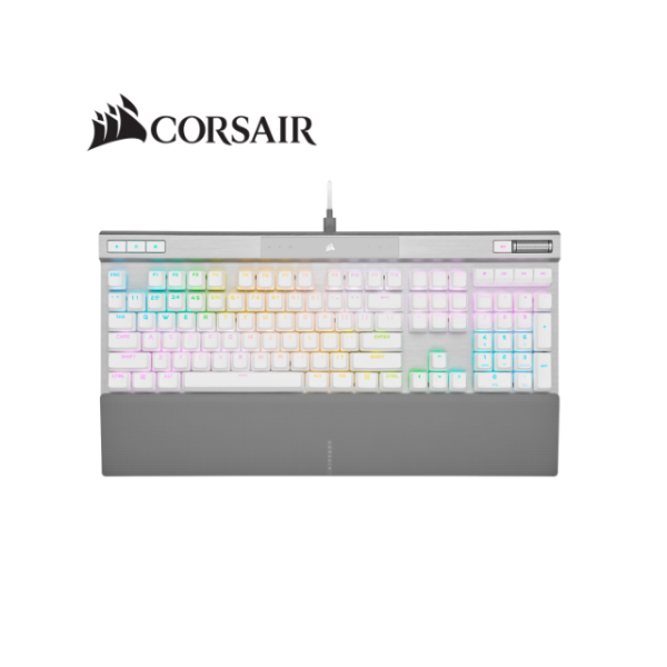 圖片 Corsair 海盜船 K70 RGB PRO OPX光軸 機械式電競鍵盤 白(英文)