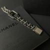 圖片 Chanel 黑銀編織方糖首映錶