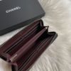 圖片 Chanel 黑銀荔枝拉鍊長夾