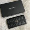 圖片 Chanel 黑銀荔枝boy信封長夾