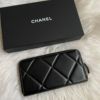 圖片 Chanel 黑金編織19拉鍊長夾
