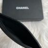 圖片 Chanel 黑色荔枝大c卡包