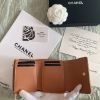 圖片 CHANEL 19系深奶茶金短夾(拉鍊在側)