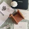 圖片 CHANEL 19系深奶茶金短夾(拉鍊在側)