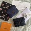 圖片 LOUIS VUITTON Victorine 藍色壓紋三折短夾