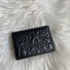 圖片 Chanel 黑金山茶花no.5 mini雙面短夾