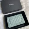 圖片 Chanel 莫蘭迪綠金荔枝woc